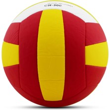 Ala Store Voleybol Topu Soft Touch Yapıştırma Yumuşak Yüzey 18 Panel 5 Numara Kırmızı