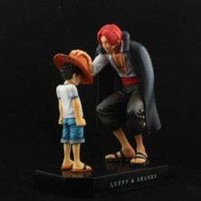 Dükkan Design Luffy & Shanks Statü Figür