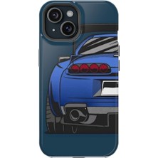 Woppshop Apple iPhone 8 Plus Uyumlu Silikon Kılıf - Toyota Supra