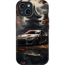 Woppshop Apple iPhone 8 Plus Uyumlu Silikon Kılıf - Toyota Supra 2