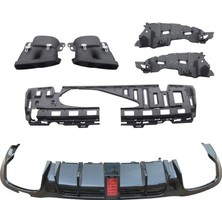 Mercedes w213 e63 amg brabus arka tampon difüzör ve egzoz ucu  2016 / 2019