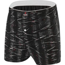 Erdem Erkek Penye Karışık Desenli Boxer 1400 - 3 Adet