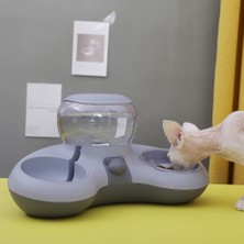 Floria Evcil Hayvan Hazneli Kedi Köpek Mama ve Su Kabı Seti 1.4 lt Su