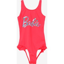 Barbie Neon Pembe Kız Çocuk Mayo BRB4SG-MYO6009