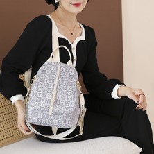 Blitz Deal Sırt Çantası Kadın Yeni Yumuşak Deri Sırt Çantası Moda Çok Yönlü Aşınmaya Dayanıklı Crossbody Göğüs Çantası Kadın Küçük Sırt Çantası (Yurt Dışından)
