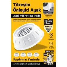 OFFBOX Beyaz Eşya Ayağı Çamaşır Makinesi Mobilya Titreşim Önleyici Kaydırmaz Ayak 4 Lü Set