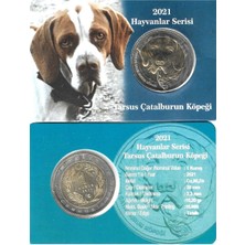 3Alp Koleksiyon 3ALP Koleksiyon, Tarsus Çatalburun Köpeği 1 Kuruş 2021, Darphane Hatıra Bimetal  Para, Özel Kitinde, Çil