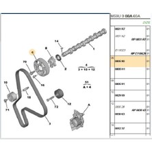 Psa Eksantrik Dişlisi Partner 306 406 DW8-DW10 (080590)