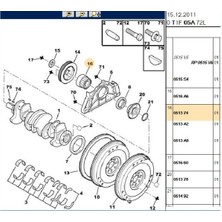 Psa Krank Dişlisi 21 Diş Partner Berlingo Expert Jumpy (051374-G0768)