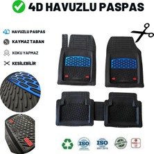 Rptech Kia Ceed Hb 2020 Havuzlu Üniversal Paspas Siyah - Mavi