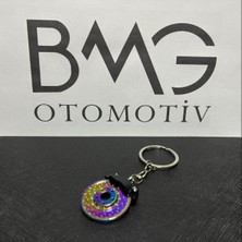 BMG Otomotiv Hologramlı Disk Model  Araba Metal Anahtarlık