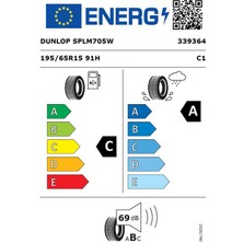 Dunlop 195/65 R15 91H Sp Sport Lm705 Oto Yaz Lastiği ( Üretim Yılı: 2024 )