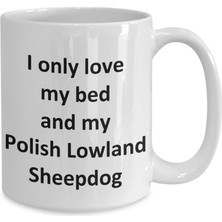 Bexdore Komik Polonya Ova Çoban Köpeği Kupa - Polonya Ova Çoban Köpeği - Ingilizce Kahve Kupa Bardak