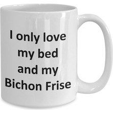 Bexdore Komik Bichon Frise Kupa - Kahve Fincanı Bichon Frise Köpek Kahve Fincanı - Ingilizce Kahve Kupa