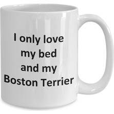 Bexdore Komik Boston Terrier Kupa - Boston Terrier Köpek Kahve Fincanı - Ingilizce Kahve Kupa Bardak