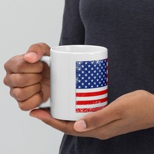 Bexdore Abd Bayrağı Desenli Kahve Kupa Kişiye Özel Kahve Kupa Bardak Ingilizce Kahve Kupa Kahve Fincanı