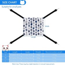 Decisive Paket Ayarlanabilir Askılı ve Kancalı Geri Dönüşümlü Kedi Asılı Hamak Çift Taraflı Evcil Hayvan Kafesi Hamak Asılı Yatak L (Yurt Dışından)