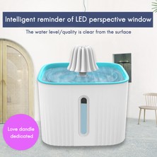 Decisive Kedi Su Çeşmesi Kase, Pet Içme Sebili 2.5l LED Işık Su Seviyesi Penceresi ile Süper Sessiz Köpek Sulama Çeşmeleri (Yurt Dışından)