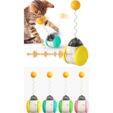 Decisive Otomatik Kedi Oyuncakları Interaktif Kedi Tüyü Oyuncaklar Çok Fonksiyonlu Elektrikli Kuş Squeak Kedi Oyuncakları Tumbler Catnip Oyuncaklar Yeşil (Yurt Dışından)