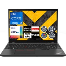 Lenovo Thinkpad T16 Gen 2 Intel Core I7-1355U 32GB 1tb SSD 16" Wuxga Freedos Taşınabilir Bilgisayar 21HH00T7TX