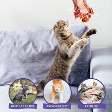 Decisive 25 Paket Kırışık Toplar Kedi Oyuncakları, Kırışık Toplar Kedi Oyuncak Parlak Kedi Kırışık Top Hışırtı (Çeşitli Renkler) (Yurt Dışından)