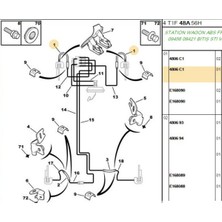 CAVO Ön Fren Hortumu 206 (C800558A-4806.C1)