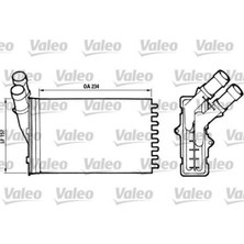 Valeo Kalorifer Radyatörü 306 Partner Berlingo (812005-359000300020-644878)