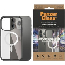 Panzerglass Magsafe Clearcase Siyah Çerçeveli Kapak 2.4m iPhone 14 Pro