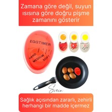 Svein Dublör Yumurta Zamanlayıcı Göstergeli Egg Timer Pişirme Haşlama Süresi Kıvam Ayarlama Aparatı