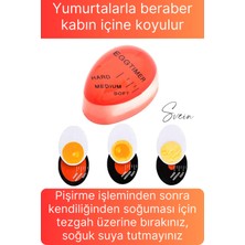 Svein Dublör Yumurta Zamanlayıcı Göstergeli Egg Timer Pişirme Haşlama Süresi Kıvam Ayarlama Aparatı