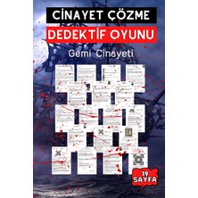 Gemi Davası - Dedektif Oyunu - Cinayet Çözme Oyunu - Dedektiflik Suçluyu Bulma Gizemli Davalar