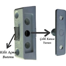 Lorex Pencere Emniyet Kilidi, Çocuk Hırsız Kilidi (Beyaz)