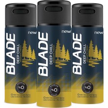 Blade Deep Chill Erkek Deodorant 3X150ML