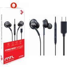 Mtl Huawei Mate 20 Pro Uyumlu Mikrofonlu Stereo Kablolu Kulaklık MT292