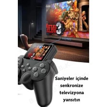 S10 Taşınabilir Renkli Ekran Çocuklar Için 520 Oyunlu Kablosuz Oyun Konsolu Atari Oyun Konsolu Game Stick Retro Konsol