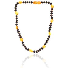 Midyat Nurtaş Gümüş Orijinal Damla Kehribar Çocuk Kolyesi 201023000