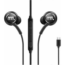 Mtl Samsung Galaxy S24 Uyumlu Mikrofonlu Stereo Kablolu Kulaklık MT292