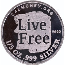 AgaKulche Live Free Libertas 2022 6,22 Gram Gümüş Sikke Coin (999.0)