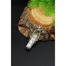 Midyat Nurtaş Gümüş Ramazan Kandili Model Telkari 925 Ayar Gümüş Kolye 201023022