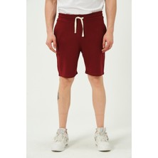 Polo State Erkek Regular Fit 3 Iplik Kumaş Şort Bordo