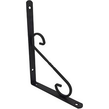 Beşel Ferforje Raf Altı Siyah No:3