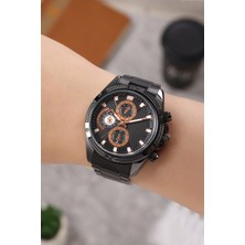 POLO55  Klasik Kadran Metal Kordon Erkek Kol Saati