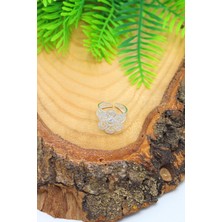 Midyat Nurtaş Gümüş Çiçek Model El Işçiliği 925 Ayar Gümüş Telkari Yüzük 201023011