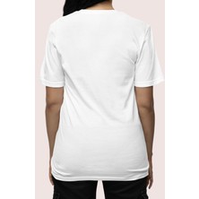 Fuddy Moda Oversize Sevimli Kedili Tişört, O Iyi Ben Iyiyim Herşey Yolunda Yazılı Unisex T-Shirt