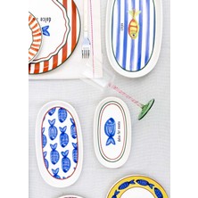 The Mia Fish Oval Servis 2li 26 cm