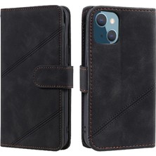 Bdt Shop IPhone 13 Için Kılıf Kart Tutucu Kickstand Manyetik Cüzdan Flip Folio Pu (Yurt Dışından)