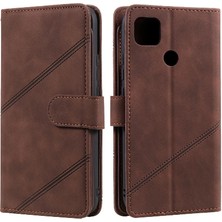 Bdt Shop Xiaomi Poco C3 Bileklik Cüzdan Flip Için Kılıf Folio Manyetik Pu Deri (Yurt Dışından)