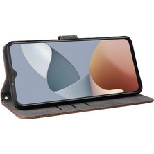 Bdt Shop Zte Blade A34 Pu Deri Rfıd Engelleme Manyetik Kapatma Flip Kart (Yurt Dışından)