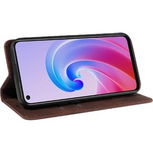 Bdt Shop Oppo A96 5g Manyetik Folio Cüzdan Pu Deri Koruyucu Kılıf (Yurt Dışından)