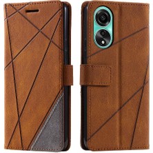 Bdt Shop Oppo Case 4g Manyetik Kart Tutucu Için Kılıf Kickstand Pu Deri Darbeye Dayanıklı (Yurt Dışından)